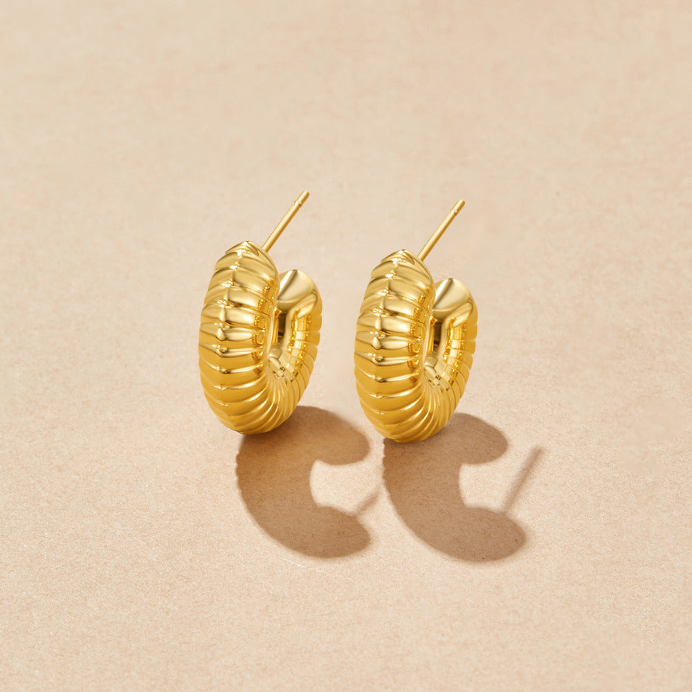 Lulu Spring Hoop Earrings - Beautiful Earth Boutique