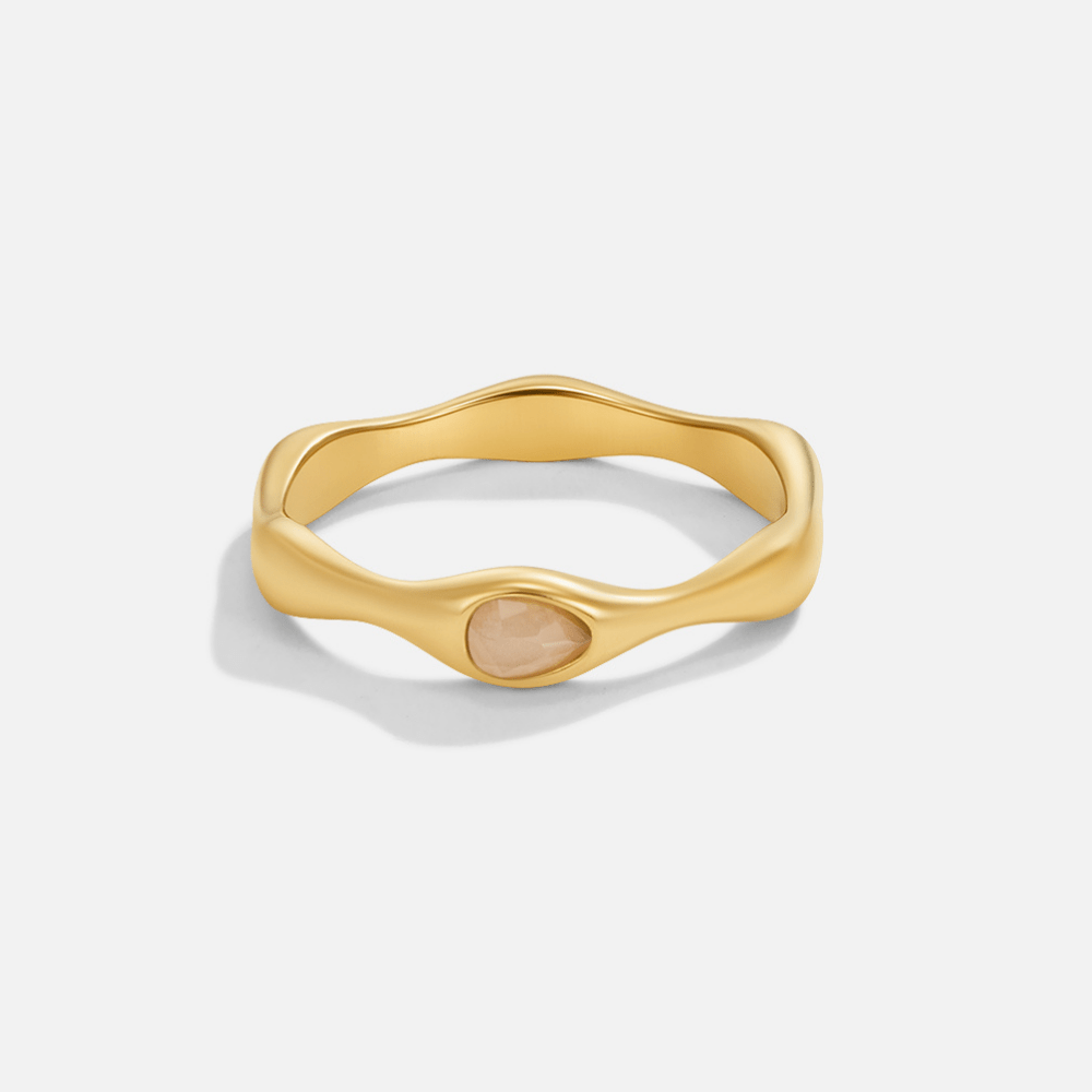 Amalfi Wave Gold Ring - Beautiful Earth Boutique