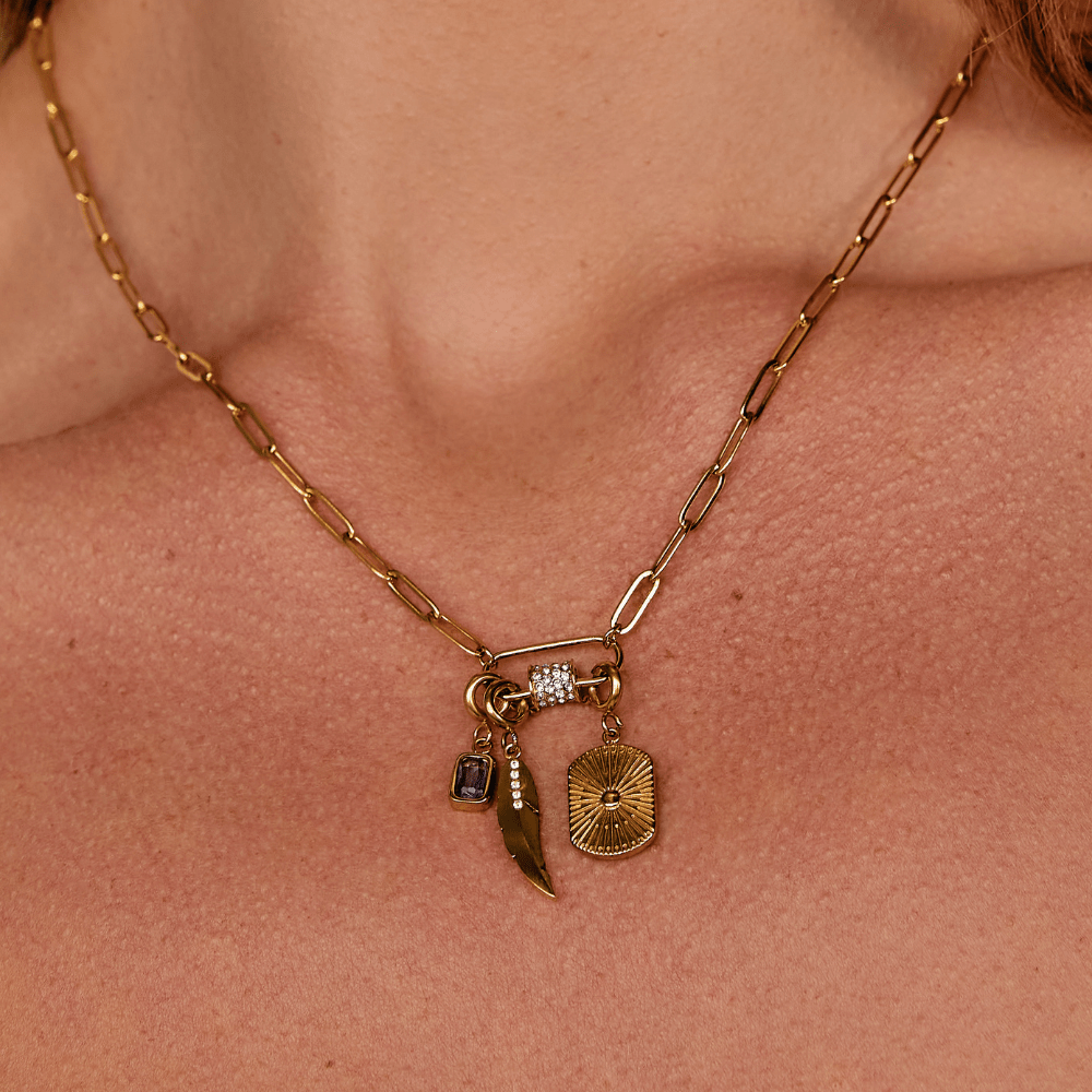 Amethyst Crystal Charm - Beautiful Earth Boutique