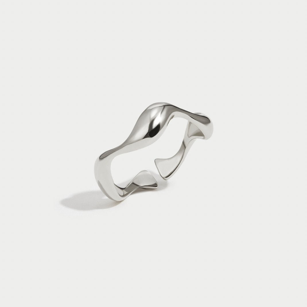 Silver Wave Ring - Beautiful Earth Boutique