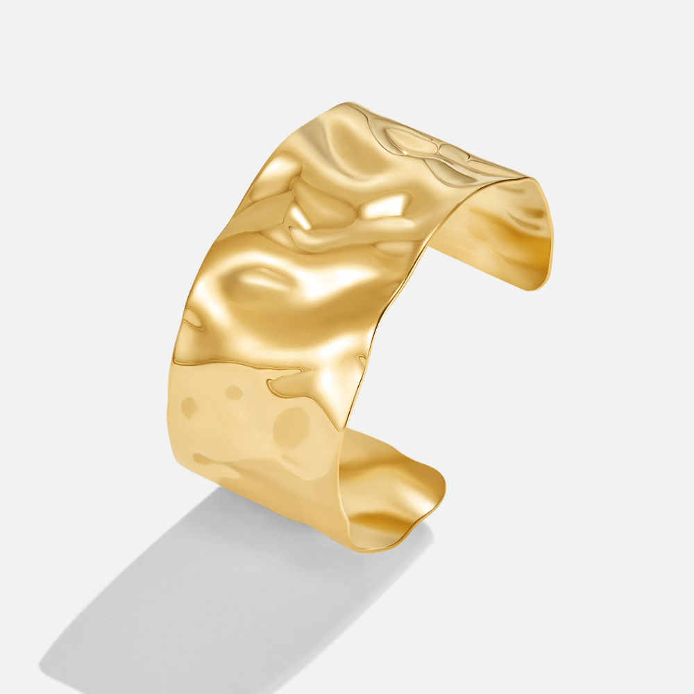 18K Gold Cuff Bracelet - Beautiful Earth Boutique