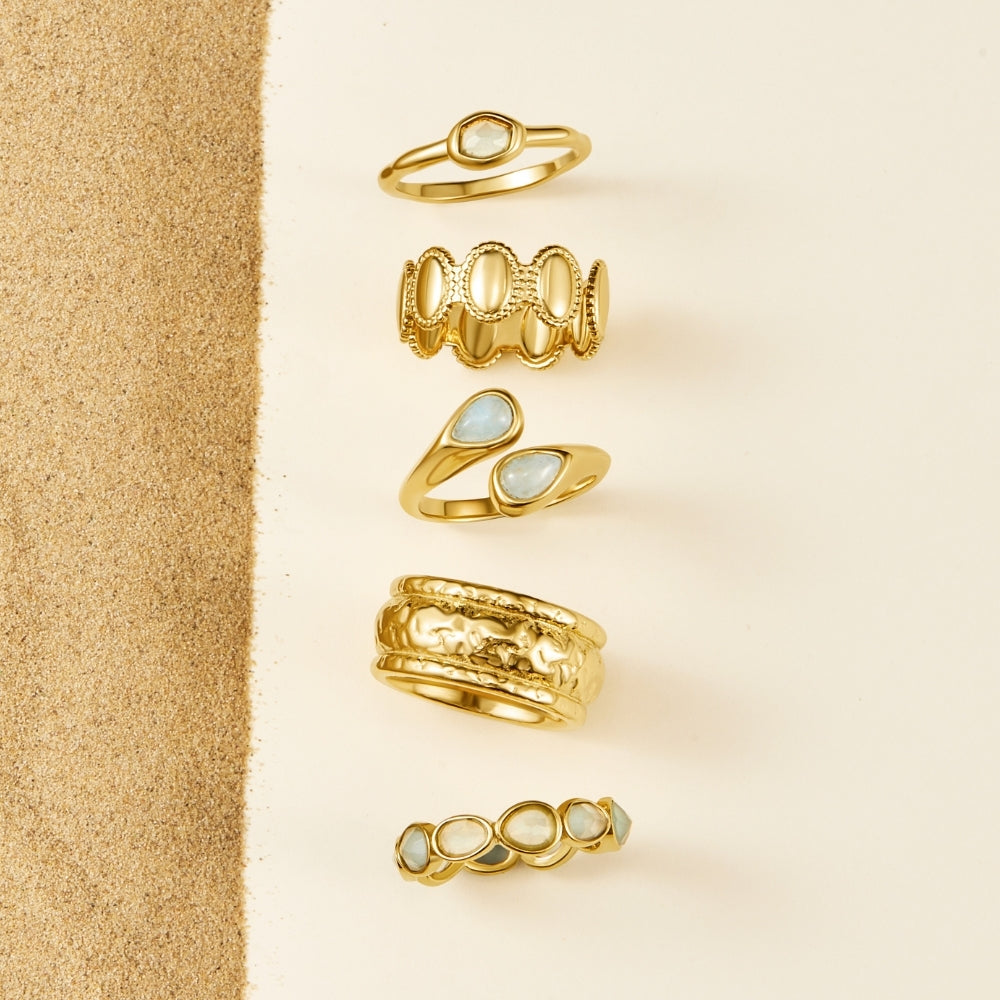 Elise Moonstone Ring