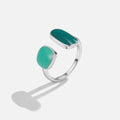 Green Willow Silver Wrap Ring - Beautiful Earth Boutique