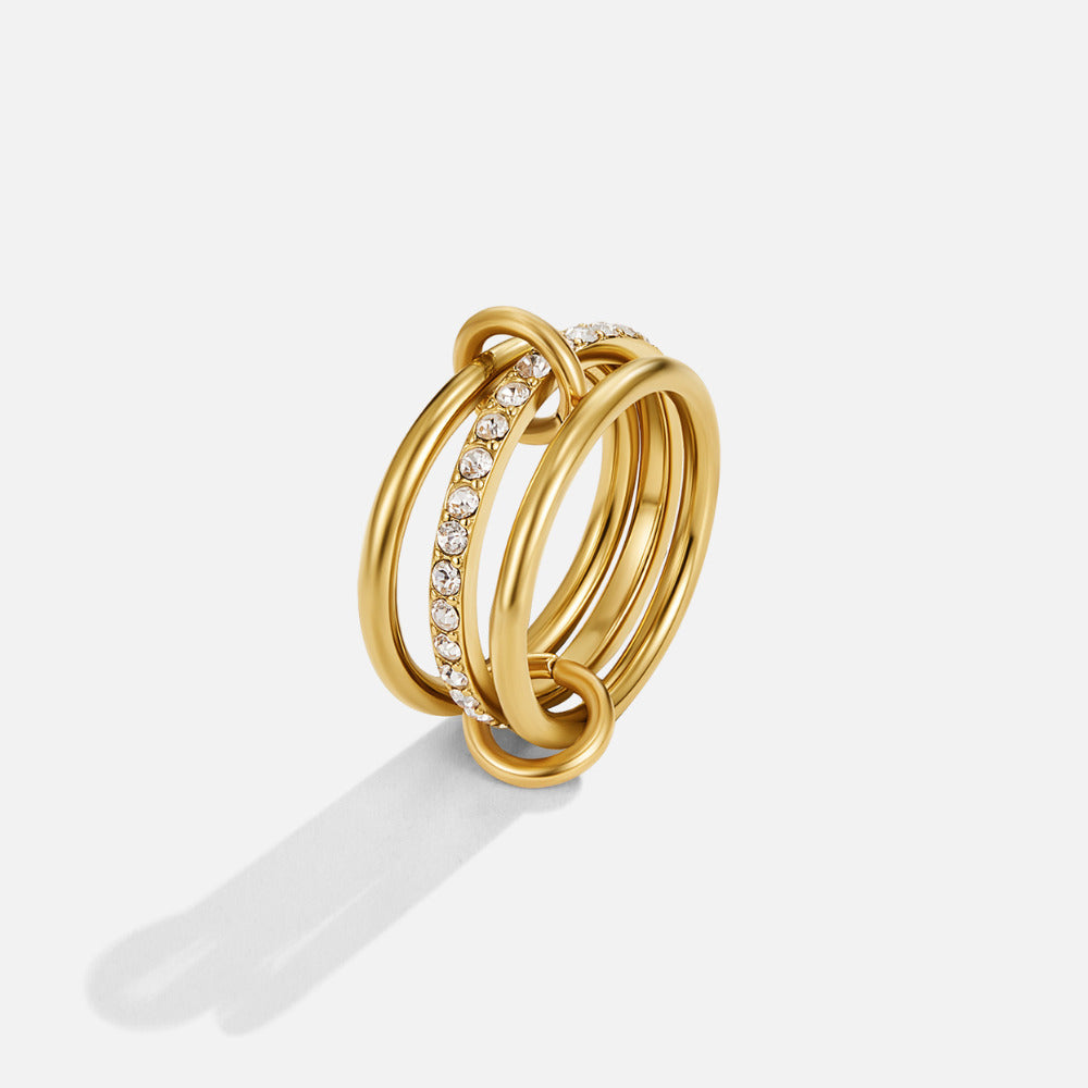 Layered Kaili Gold Ring