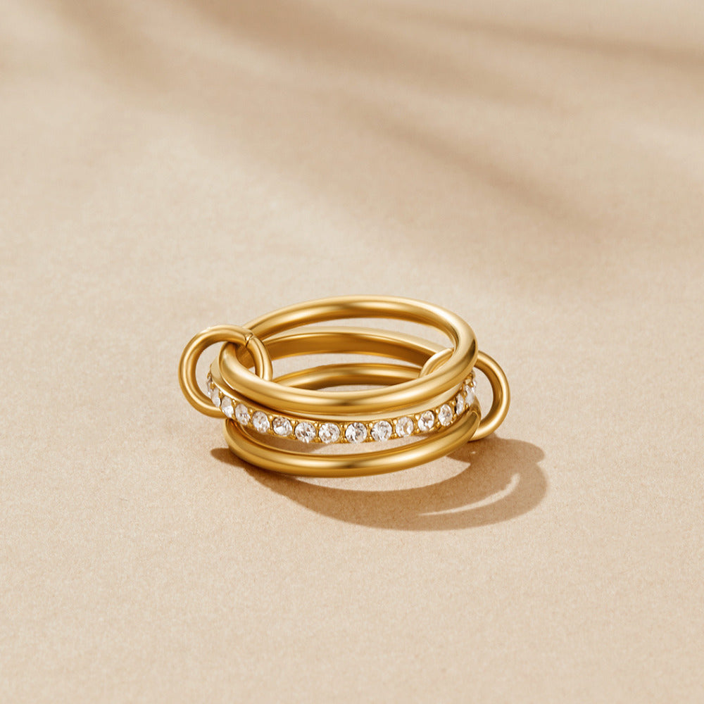 Layered Kaili Gold Ring
