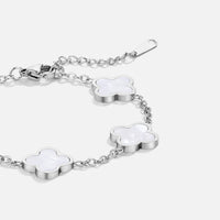 Silver Clover Bracelet - Beautiful Earth Boutique