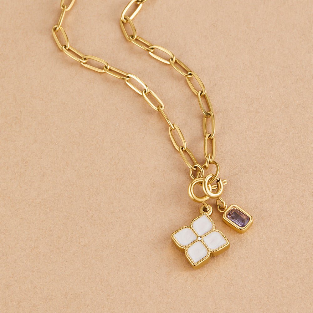 Amethyst Crystal Charm - Beautiful Earth Boutique