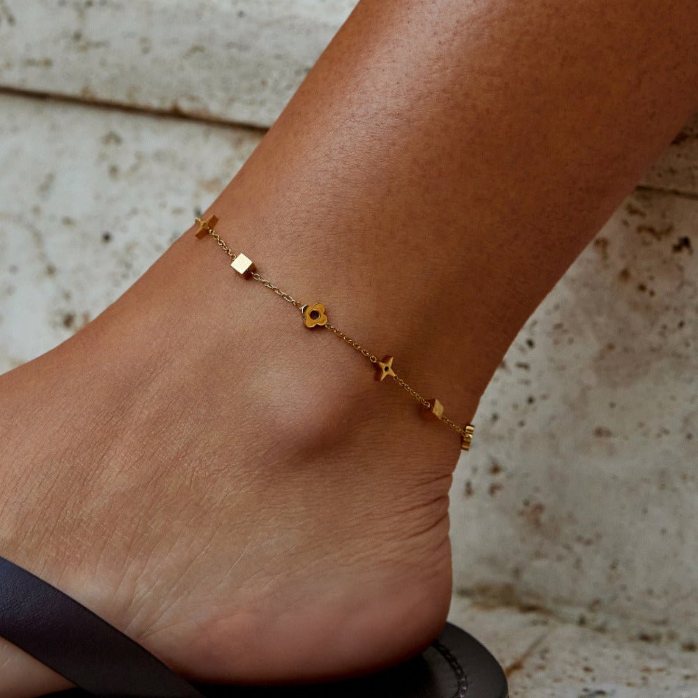 Charlie Gold Anklet - Beautiful Earth Boutique