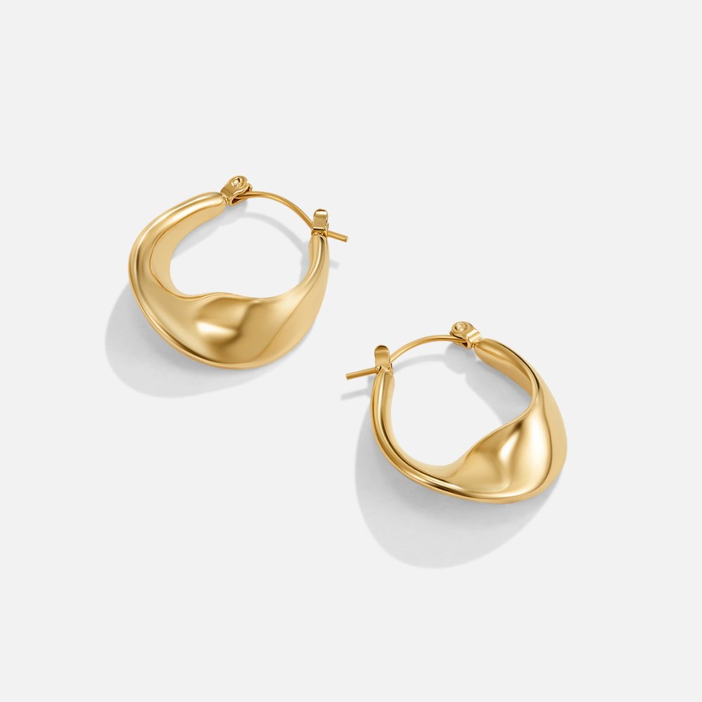 Dara Hoop Earrings - Beautiful Earth Boutique