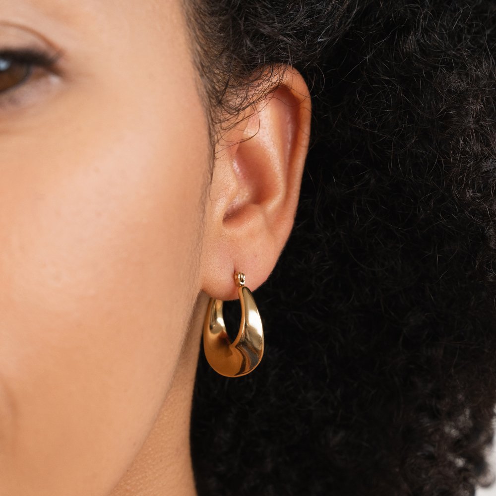 Dara Hoop Earrings - Beautiful Earth Boutique