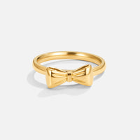 Ellie Gold Bow Ring - Beautiful Earth Boutique