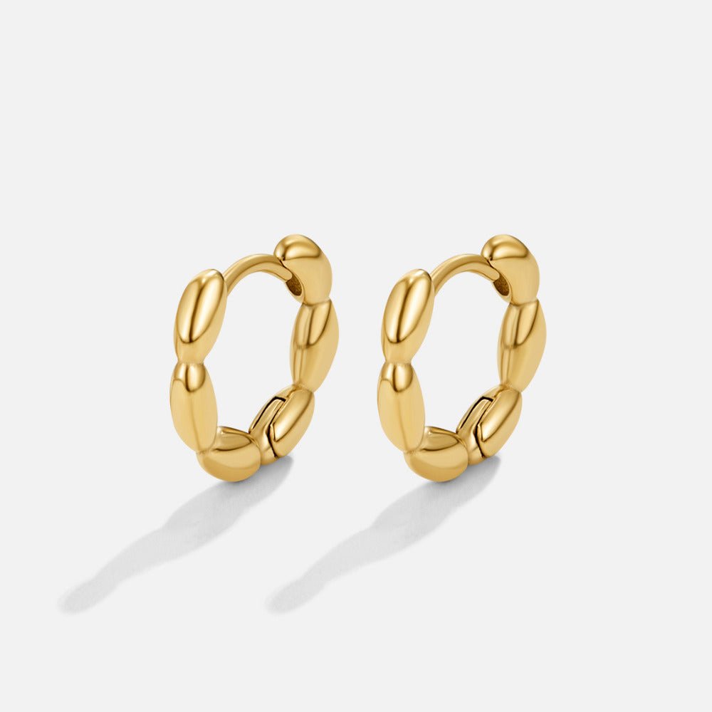 Evan Bead Hoop Earrings - Beautiful Earth Boutique