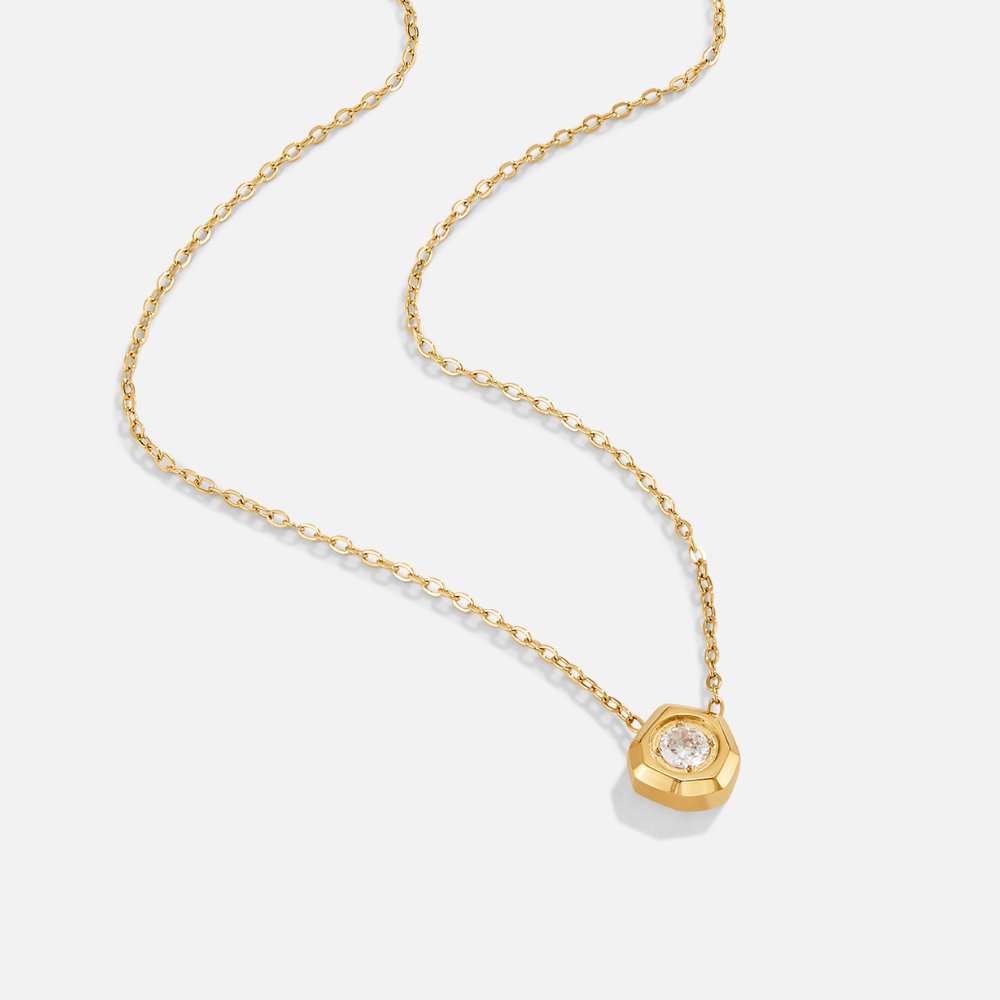 Gia Crystal & Gold Necklace - Beautiful Earth Boutique