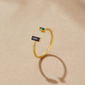 Gold Amore Crystal Ring - Beautiful Earth Boutique