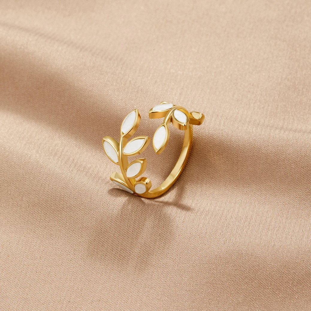 Gold Leaf Ring - Beautiful Earth Boutique