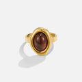 Golden Amber Ring - Beautiful Earth Boutique