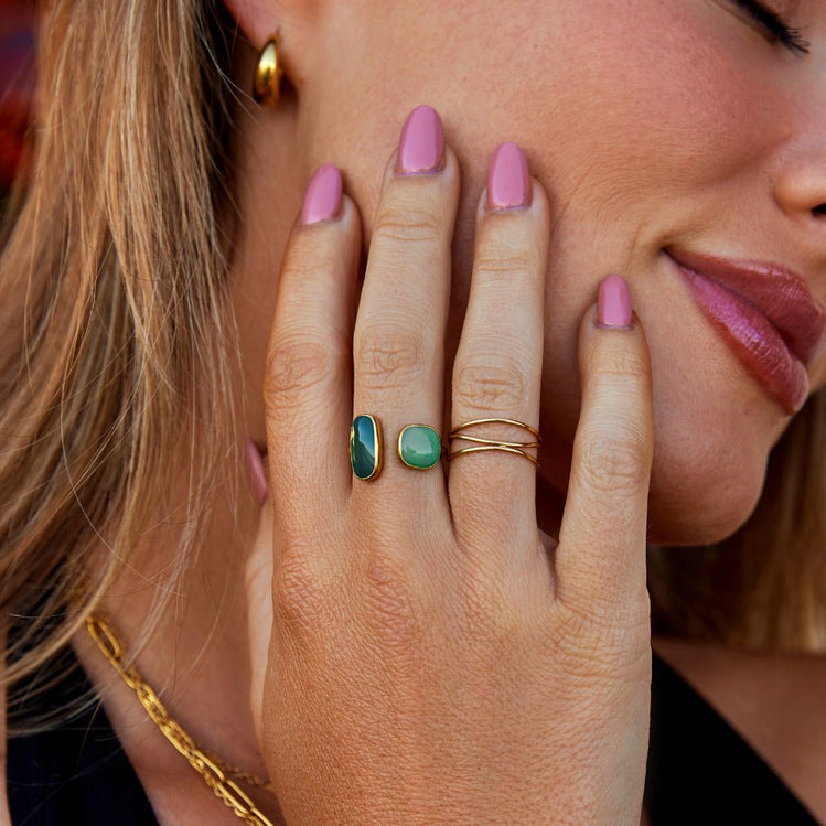 Green Willow Wrap Ring - Beautiful Earth Boutique