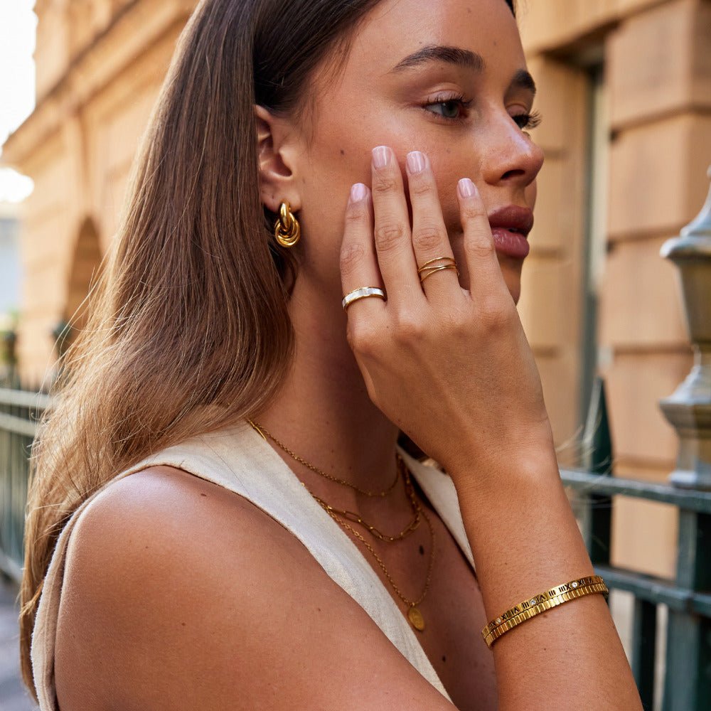 Ivory Pearl Gold Ring - Beautiful Earth Boutique