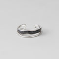 Layered Black Sahara Silver Ring - Beautiful Earth Boutique