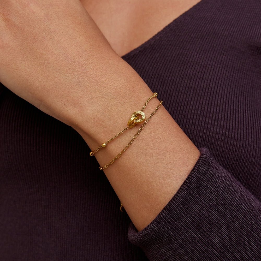 Layered Eternity Loop Bracelet - Beautiful Earth Boutique