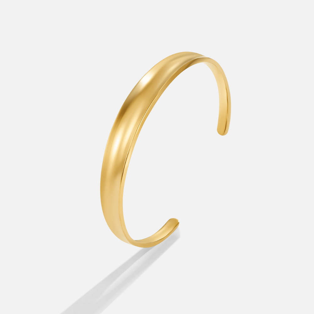 Leyla 18K Gold Bangle - Beautiful Earth Boutique