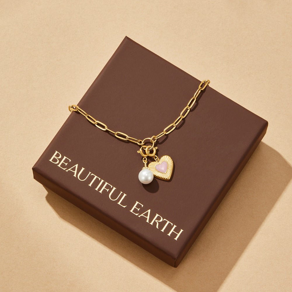 Pia Chain Link Charm Bracelet - Beautiful Earth Boutique