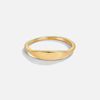 Pipa Gold Signet Ring - Beautiful Earth Boutique