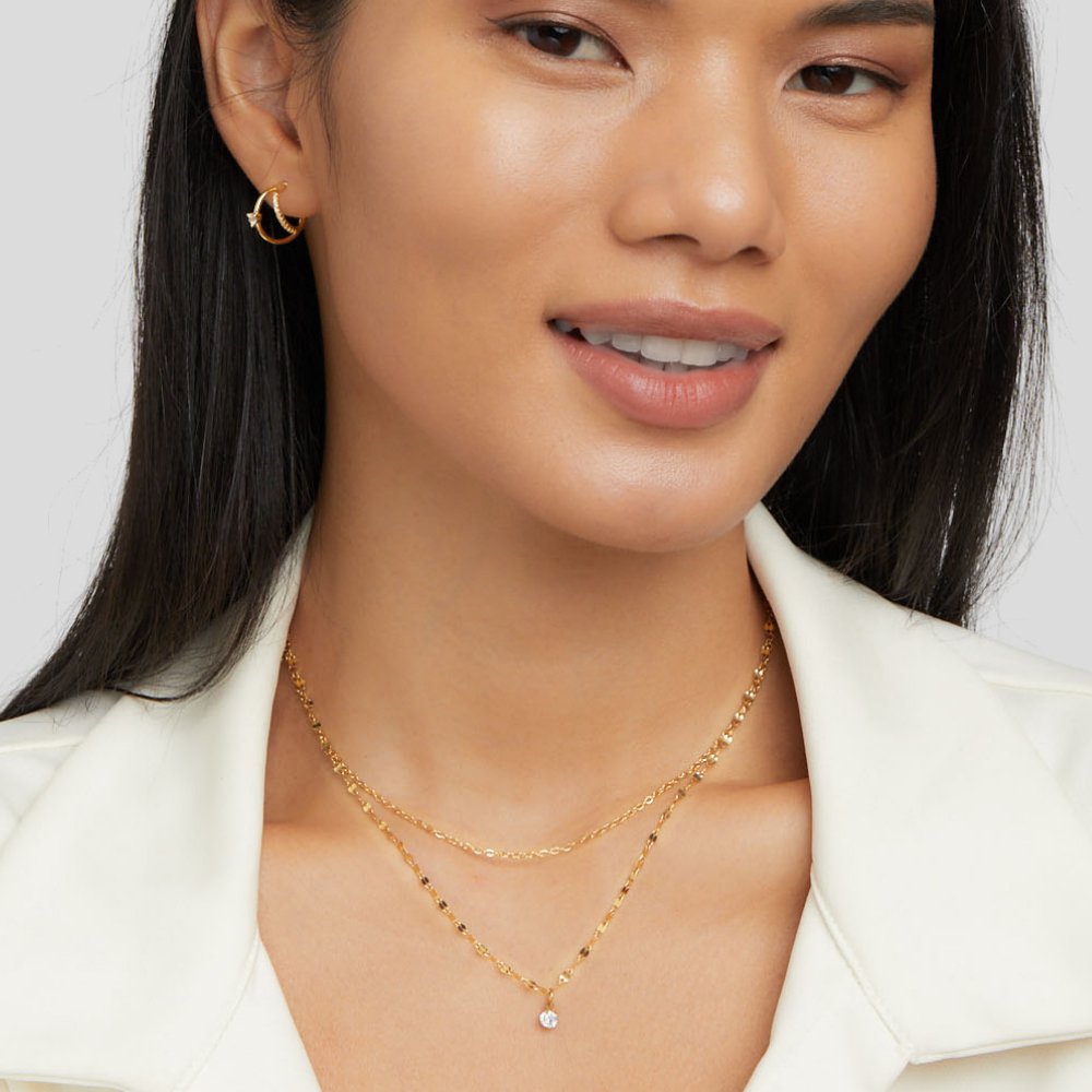 Piya Crystal Layered Necklace - Beautiful Earth Boutique