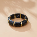 Sabina Black Marbled Bracelet - Beautiful Earth Boutique