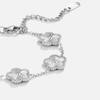 Silver Clover Bracelet - Beautiful Earth Boutique
