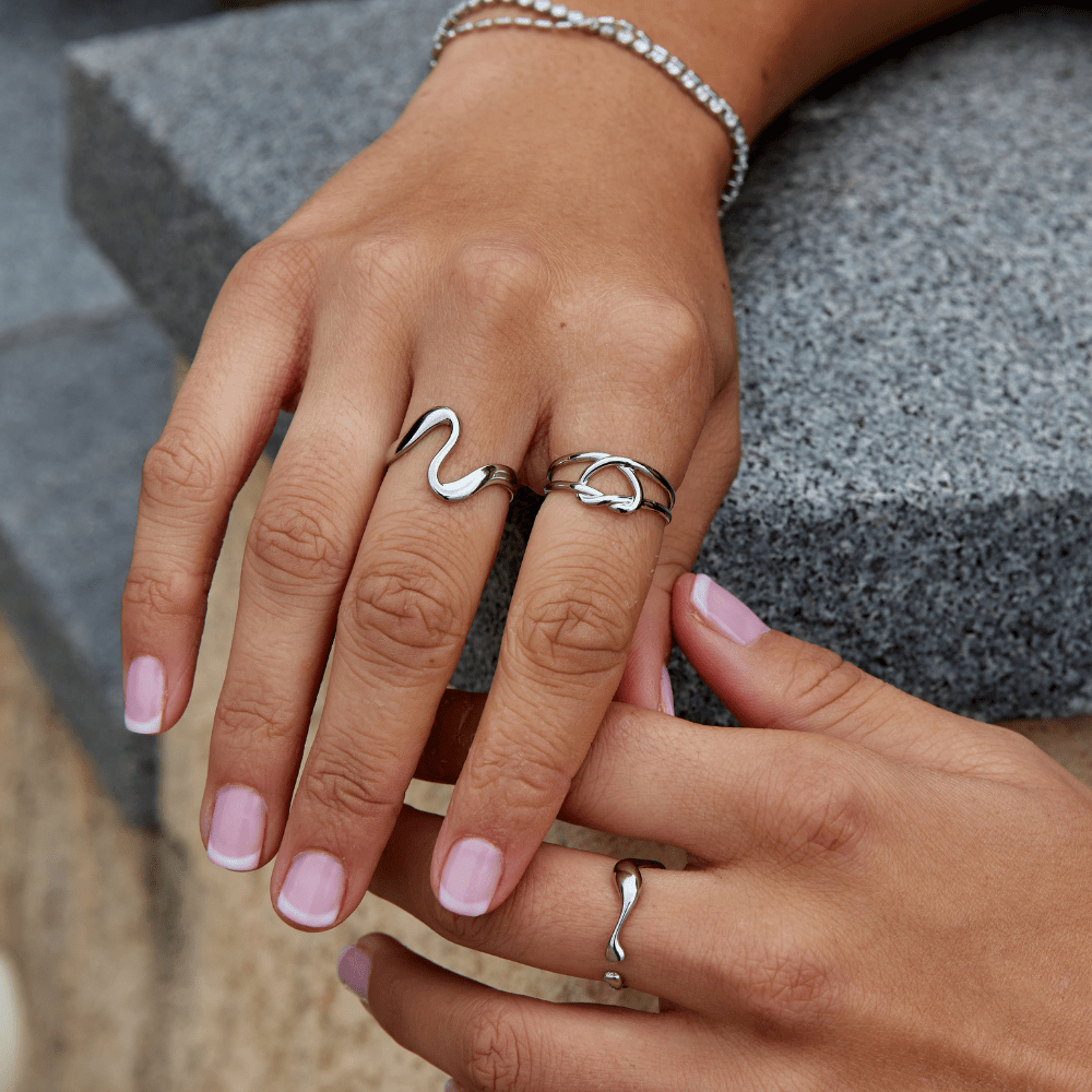 Silver Love Knot Ring - Beautiful Earth Boutique