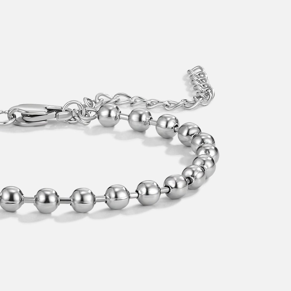 Silver Lulu Bead Bracelet - Beautiful Earth Boutique