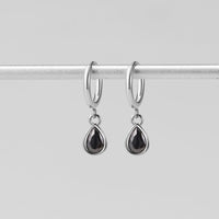 Silver Midnight Teardrop Earrings - Beautiful Earth Boutique