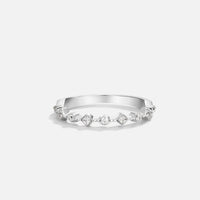 Silver Milana Crystal Ring - Beautiful Earth Boutique