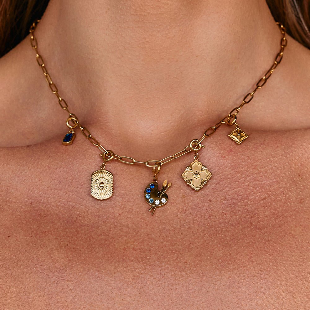 'The Artist' Palette Charm - Beautiful Earth Boutique