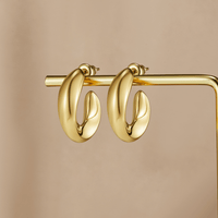 Twisted Sarah Hoop Earrings - Beautiful Earth Boutique