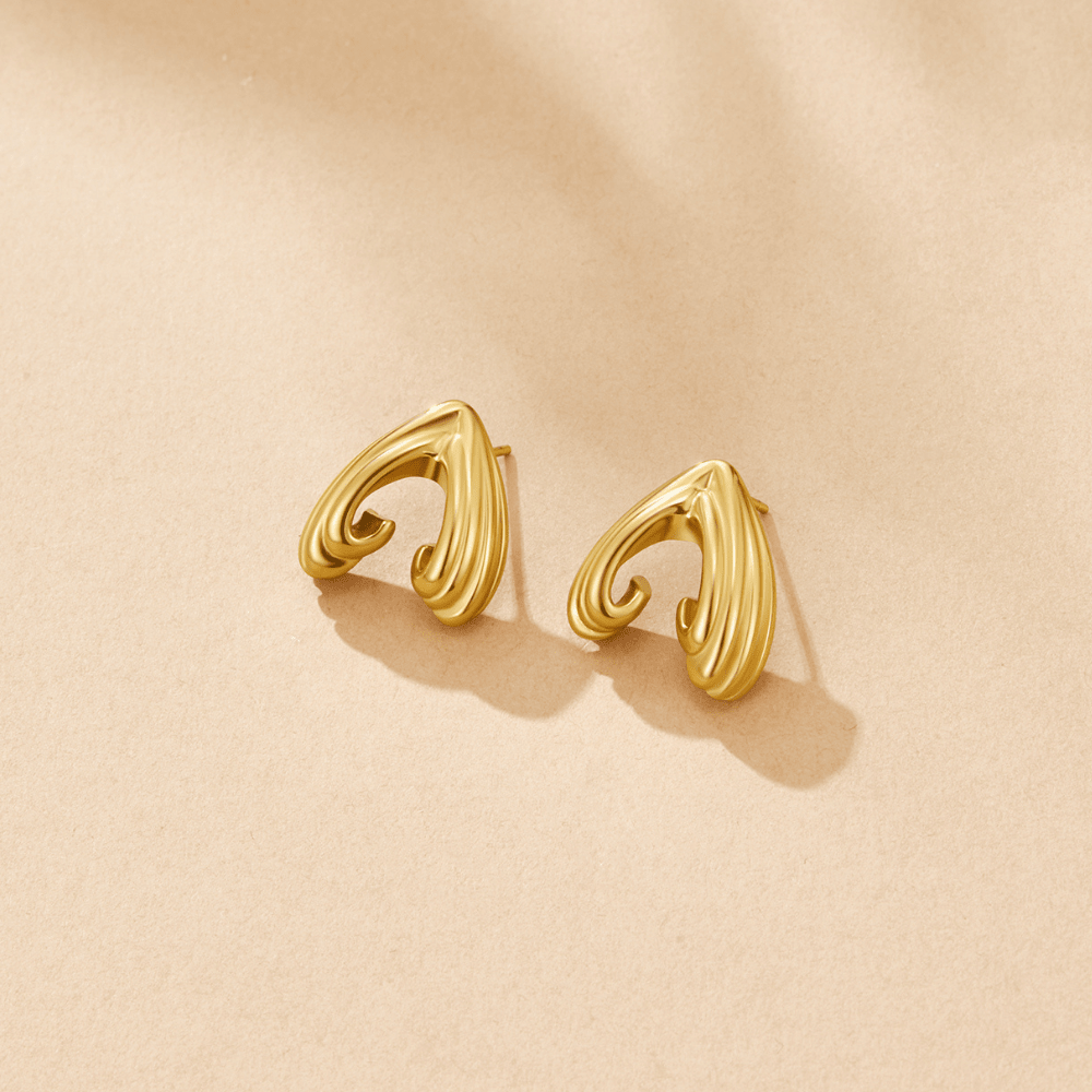 Vintage Olivia Gold Earrings - Beautiful Earth Boutique