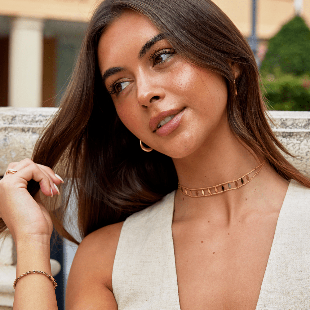 Zara Gold Choker - Beautiful Earth Boutique